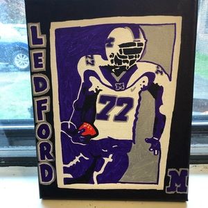 High School Football Phenoms Paintings
